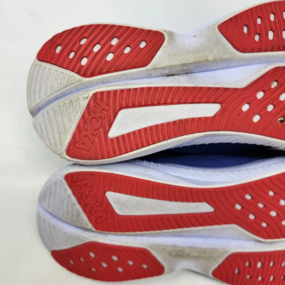 Hoka One One Mach 6 Womens Running Shoes Blue Red 1147810 MLL Size 8B
